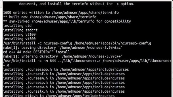Administration de GNU/Linux (Linux201 cours 11 - compilation logicel suite )