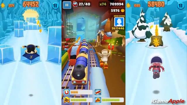 Subway Surfers Christmas 2019 vs Tag with RYAN of Ryan's World Gameplay HD смотреть онлайн