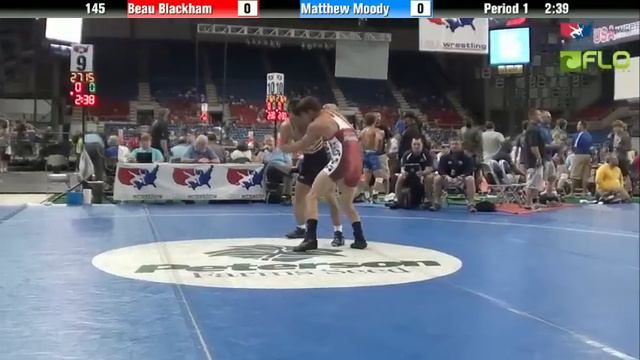 Junior 145 - Beau Blackham (Utah) vs. Matthew Moody (Georgia) смотреть онлайн
