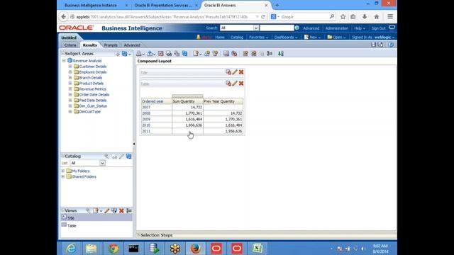 OBIEE Time Series Funtions смотреть онлайн