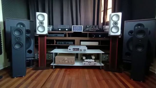 AUDIO VINTAGE MJ       AMPLIFICADOR YAQIN VK-2100 COLUMNAS MISSION LX-4 MKII