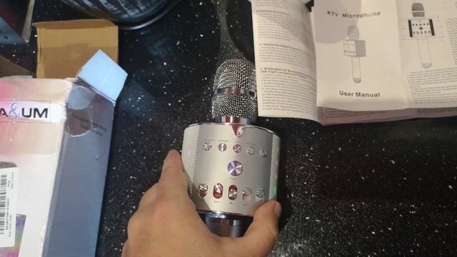 Караоке микрофон с Али Экспресс смотреть онлайн