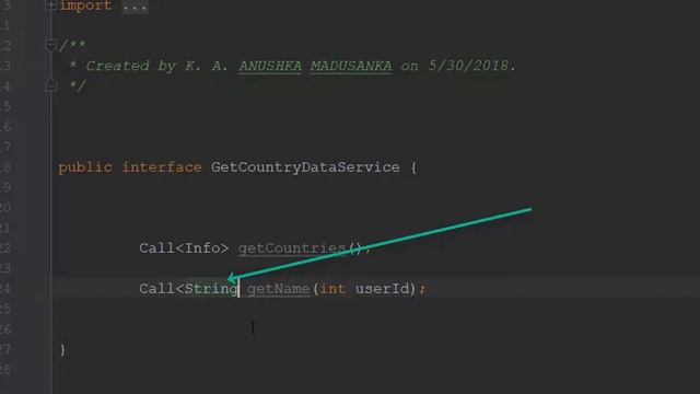 Android Retrofit 2 Tutorial:5 Call Interface смотреть онлайн