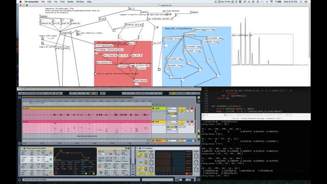 Guitar audio to polyphonic MIDI in real time with Pure Data and Python (Demo) смотреть онлайн