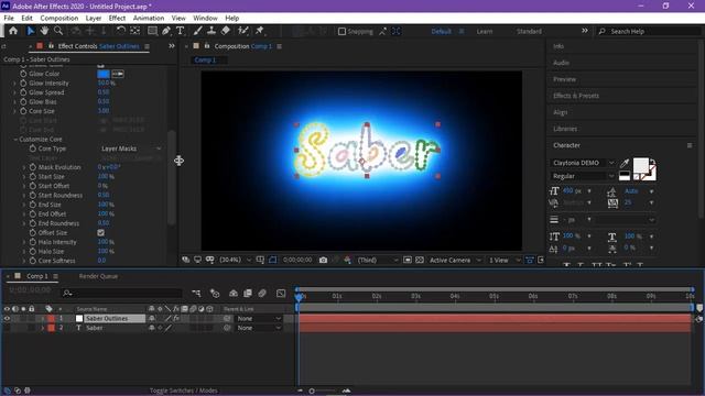 How to Install and Use Saber Plugin - After Effects CS6 - CC 2020 UPDATE смотреть онлайн