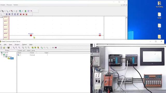 Fatek PLC'den EXCEL'e Veri Çekme - How to get Fatek PLC data values into MS Excel using Facon Serve смотреть онлайн