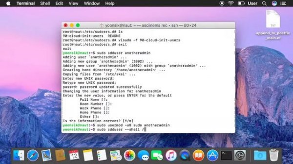 Simple Linux User Management Commands