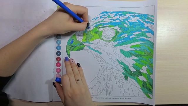 ЗАКАНЧИВАЮ КОЛОРТРОНИК! Было не легко! Законченная раскраска. Раскраска по номерам. смотреть онлайн