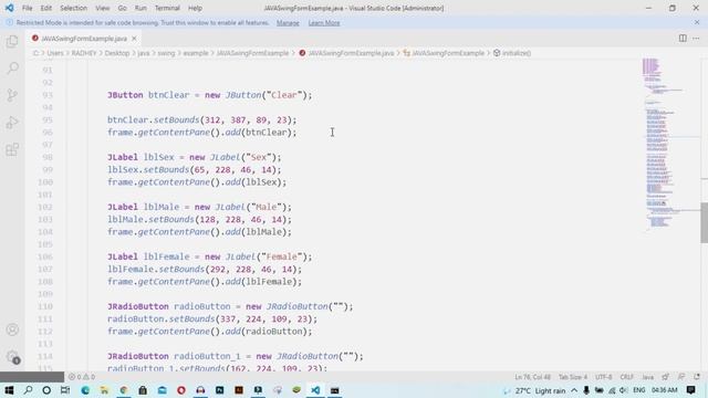 Registration Form in Java Swing | #Swing | #YouTube смотреть онлайн