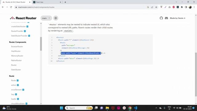 Simple Navigation in React Js Tamil | De Vicky #reactjs смотреть онлайн