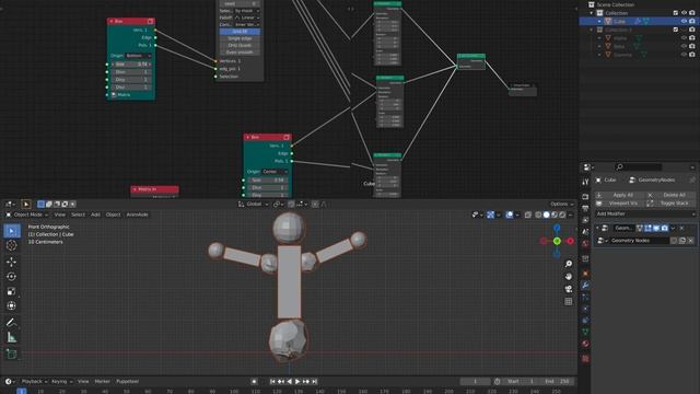 LIVENODING Simple Primitive Robots Using SV and Geometry Nodes смотреть онлайн