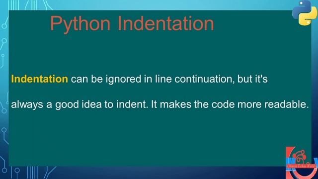 Indentation in Python смотреть онлайн