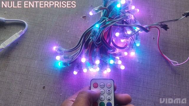 WS2811, WS2812B, pixel strip and pixel led Controller, 5-24V led Controller 21 keys Mini RF module смотреть онлайн