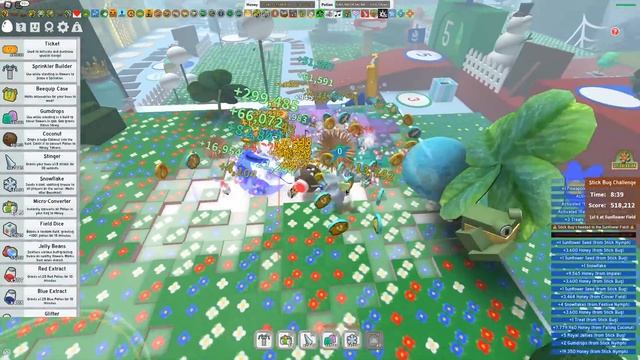 Festive Nymphs! AMAZING LOOT! Stick Bug Quest Tips! - Bee Swarm Simulator смотреть онлайн