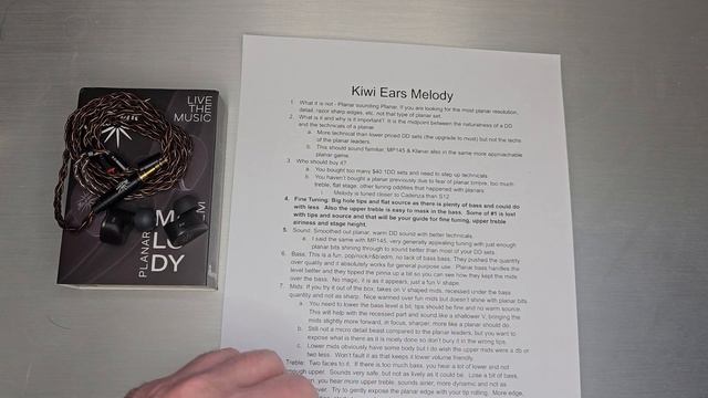 Kiwi Ears Melody - Planar Not Planar Done Right смотреть онлайн