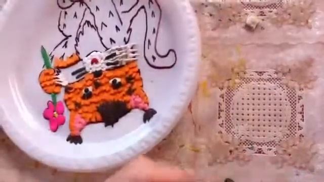 Учимся лепить Рысёнка по рисунку смотреть онлайн