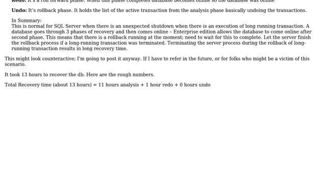 Databases: Very slow SQL Server database recovery (2 Solutions!!) смотреть онлайн