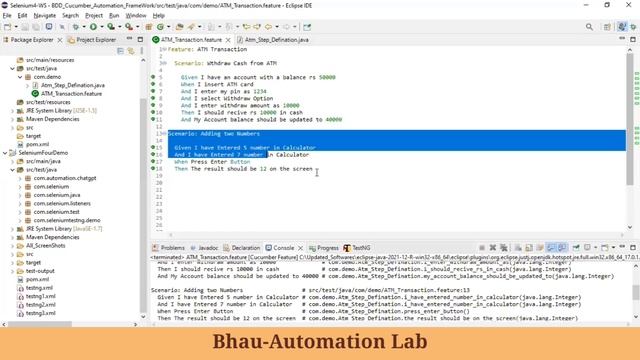 BDD Cucumber Tutorial: Understanding Scenario Outlines with Examples | selenium | Java | gherkins смотреть онлайн