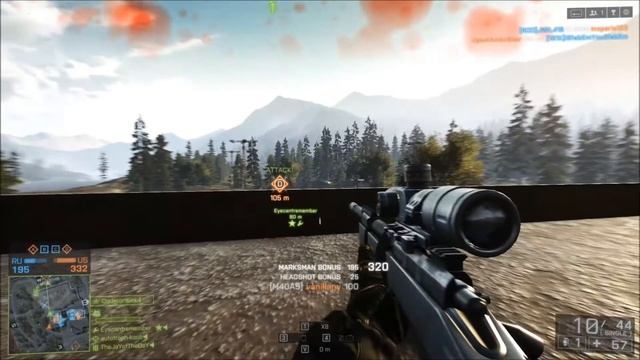 Battlefield 4 Groovy Sniping Montage - M40A5 - Justice D.A.N.C.E. смотреть онлайн