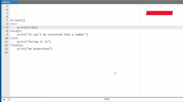 12 Python Exceptions || Python for beginners || Beauty with Codes смотреть онлайн