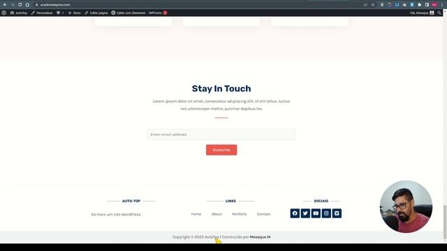 Como Criar Cabeçalho(header) e Rodapé(footer) DE GRAÇA Com o Elementor Plugin смотреть онлайн