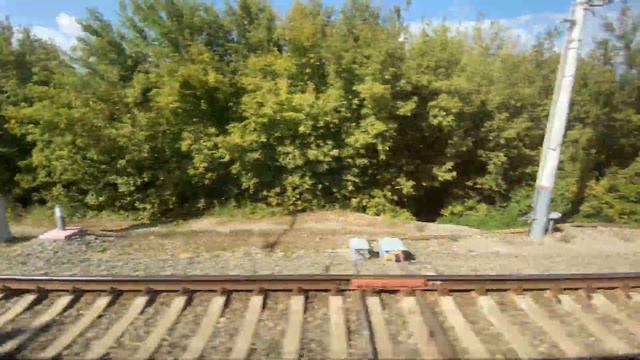 Поездка на электропоезде ЭР2К-1149 «Грушинский Экспресс». Часть 2. ст. Средневолжская - о.п. Ягодна смотреть онлайн