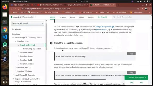 Instalar Mongo DB desde una maquina virtual con CentOS смотреть онлайн