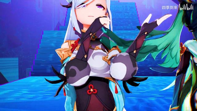 【Genshin Impact MMD／4K／60FPS】Xianyun × Shenhe【Naughty】 смотреть онлайн