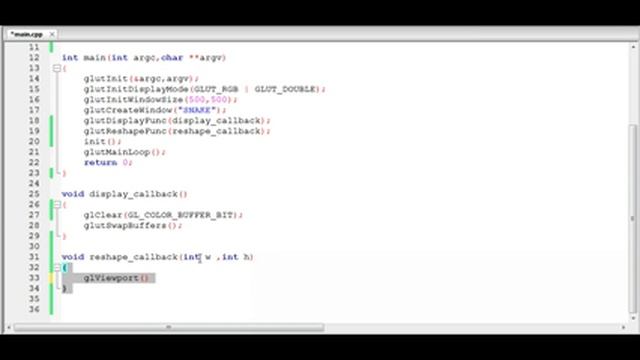 OpenGL & C++ game programming ( snake game) tutorial ( 2D ) | PART 2 | Clear colour and Projection смотреть онлайн