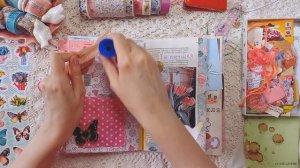 Что я использую в мусорном блокноте / Быстрое оформление джанкбука для начинающих /Junk journal ep 2
