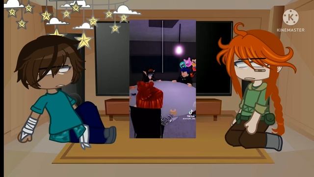 •|Personagens de Minecraft reagindo a Roblox•|gacha club•| смотреть онлайн