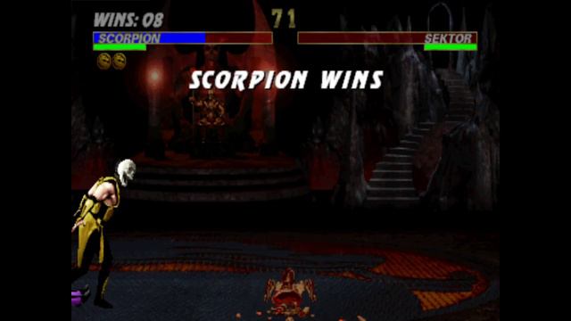 Ultimate Mortal Kombat 3: Scorpion Gameplay (Arcade) Master ll смотреть онлайн