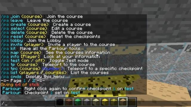 Minecraft Bukkit Plugin - Parkour - The best parkour mini game with block effects! смотреть онлайн