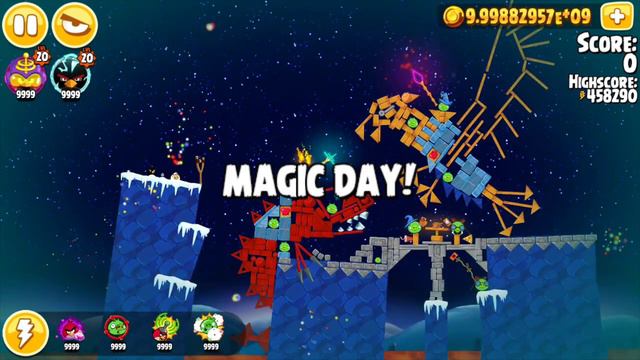 Angry Birds Seasons The Pig Days Mighty Eagle 100% смотреть онлайн