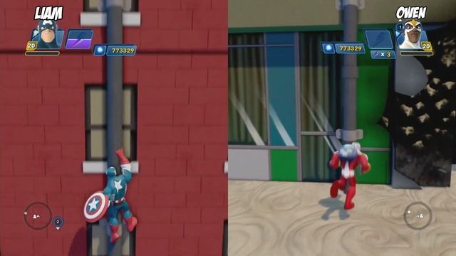 Falcon and the Winter Soldier Disney Infinity 3.0 Toy Box Fun Gameplay смотреть онлайн