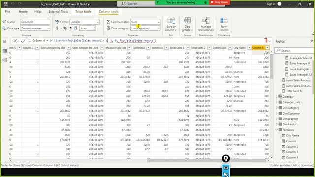 Information Function in DAX Power BI смотреть онлайн