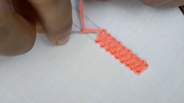 Braid Stitch Or Cable Plait Stitch Border Design/hand Embroidery Basic Braid Stitch  Stitch