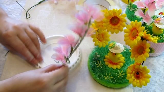 Мастер-Класс. Пасхальная композиция своими руками. Готовимся к празднику. смотреть онлайн