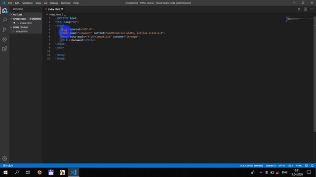 HTML 1-dars dasturlash tilni o'rganamiz смотреть онлайн