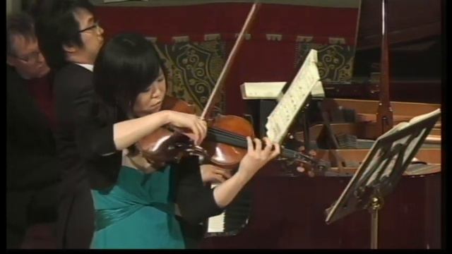 Aki Sawa (violin) & Tadashi Imai (piano) play Beethoven's Violin sonata in G Op 96 2nd movt смотреть онлайн