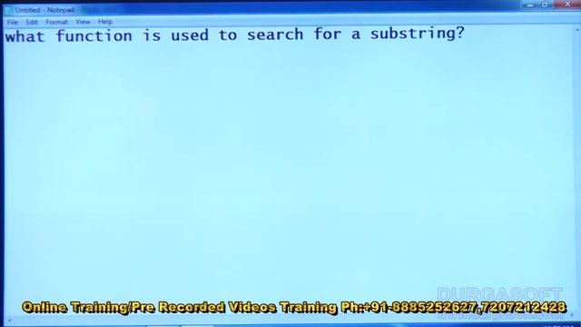 C Language tutorial||onlinetraining||What function is used to search for a substring? смотреть онлайн