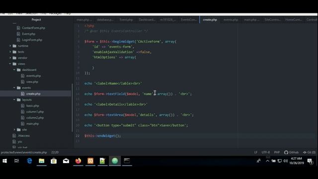 Yii 1.1 Tutorial for beginners and Programmers - Part 7 смотреть онлайн