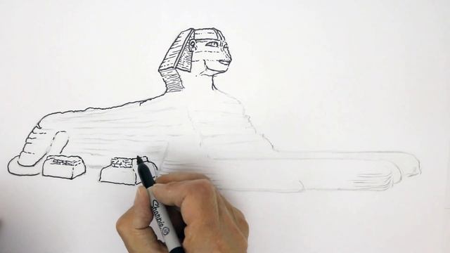 How to Draw the Great Sphinx of Giza. Iconic Structures No. 4. Happy Drawing! with Frank Rodgers смотреть онлайн