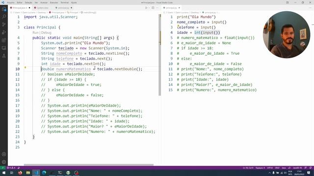 Java X Python; Python X Java смотреть онлайн