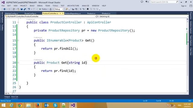 Consuming ASP.NET Web API in ASP.NET MVC Application смотреть онлайн