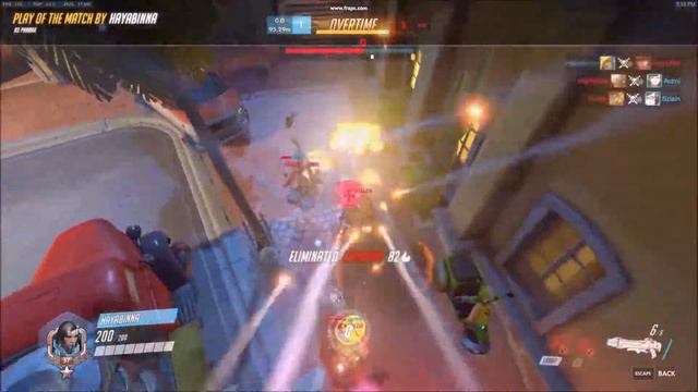 How To Pharah Quadruple kill! Overwatch смотреть онлайн