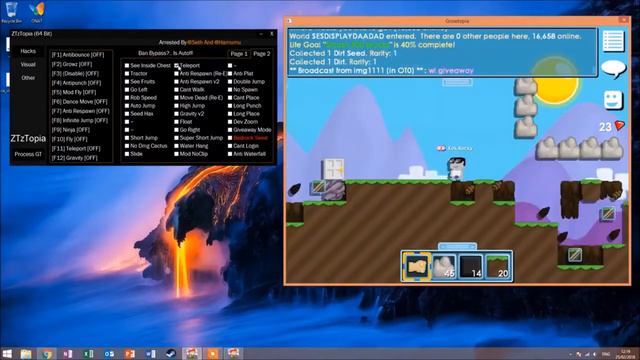 Growtopia Hack Trainer ZtzTopia!!! V2.82 One hit brake! смотреть онлайн