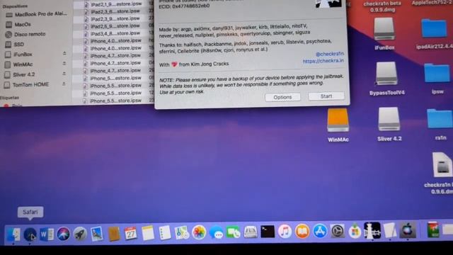 Sliver 4.3 bypass Unthetered de iPhone 5S iPad Mini 2 Air 1 @appletech752 смотреть онлайн