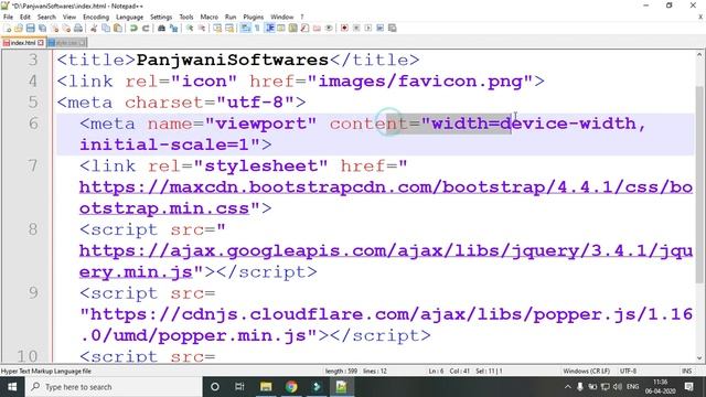 #1 Responsive Bootstrap Website Designing | HTML5 CSS3 | Hindi смотреть онлайн