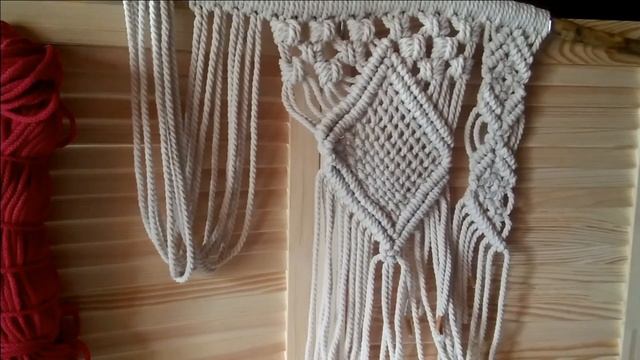 Как cвязать//rhombus macrame// макраме для начинающих//makrome// мастер класс ПАННО часть 2 ❤️❤️❤️ смотреть онлайн